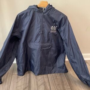 Augusta Sportswear Navy UGA Phi Mu Raincoat